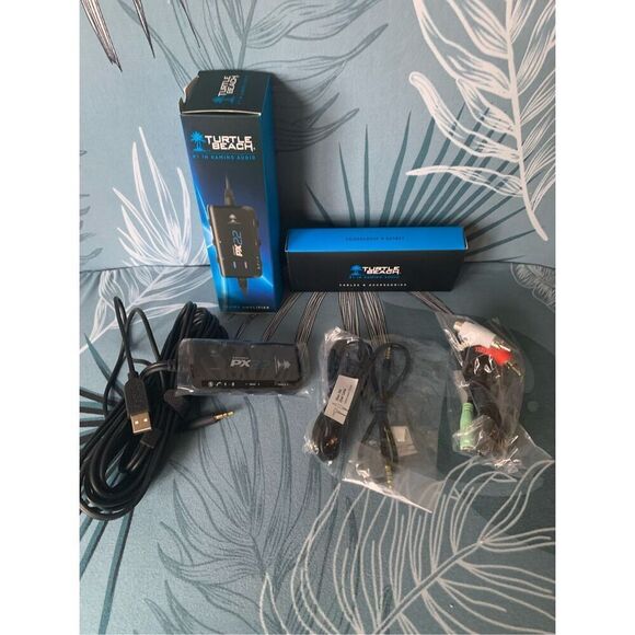 NEW IN BOX Turtle Beach Ear Force PX22 Volume Control Amplifier & Misc Cables - Picture 2 of 4